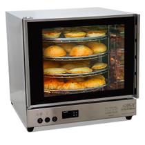 Forno Giratório Elétrico Digital Inox FGE Digital Rack 4B - 4 Assadeiras Titã