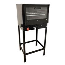 Forno Grande 100 Litros Tampa de Vidro com Cavalete Alta Pressão Cefaz Forno Grande 100 Litros Tampa de Vidro com Cavalete Alta Pressão Cefaz