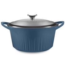 Forno holandês CorningWare QuickHeat 5,5L em alumínio fundido da Marinha Francesa Forno holandês CorningWare QuickHeat 5,5L em alumínio fundido da Marinha Francesa