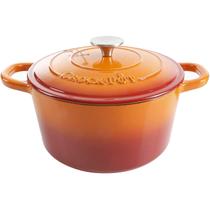 Forno Holandês Crock-Pot 5L - Ferro Fundido Esmaltado Laranja Sunset Forno Holandês Crock-Pot 5L - Ferro Fundido Esmaltado Laranja Sunset