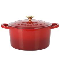 Forno holandês Crock-Pot Artisan 6L Gradient Red Esmaltado em Ferro Fundido