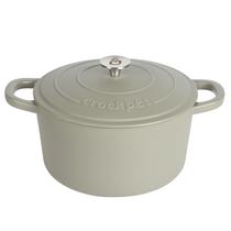 Forno Holandês Crock-Pot Artisan 7L - Ferro Fundido Esmaltado Verde Fosco Forno Holandês Crock-Pot Artisan 7L - Ferro Fundido Esmaltado Verde Fosco