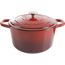 Forno holandês Crock-Pot Artisan Ferro fundido esmaltado 3L gradiente vermelho