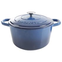 Forno holandês Crock-Pot Artisan Ferro fundido esmaltado 7L azul safira Forno holandês Crock-Pot Artisan Ferro fundido esmaltado 7L azul safira