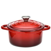 Forno Holandês Hamilton Beach 3L - Ferro Fundido Esmaltado Vermelho