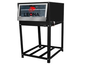 Forno Industrial à Gás 150 Litros com Cavalete e Tampa de Vidro Leona