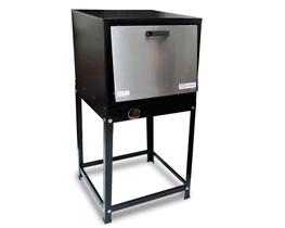 Forno Industrial A Gás 150 Lts Cavalete Porta em Aço Inox