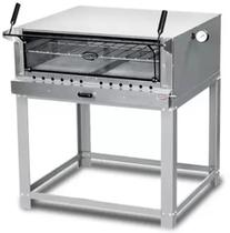 Forno Industrial a Gás 60x80 c/ Pedra Refratária Cristal Aço