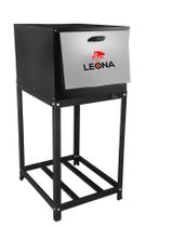 Forno Industrial à Gás com Cavalete 85 Lts Tampa em Aço Inox - LEONA