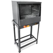 Forno Industrial à Gás com Cavalete Baixa Pressão Tampa de Vidro 126L MetalFour