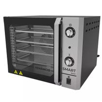 Forno Industrial Elétrico Convector Venâncio Smart Basic 4 Esteiras Galvanizado Preto 127V FCSB4E Forno Industrial Elétrico Convector Venâncio Smart Basic 4 Esteiras Galvanizado Preto 127V FCSB4E