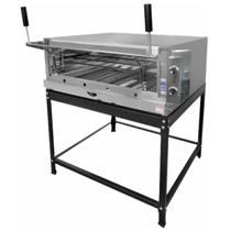 Forno Industrial Elétrico Lastro Com Pedra Refratária 80x60 Em Inox 220V