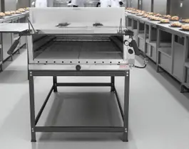 Forno Industrial Pizza 80x60 C/ Infra Refratário Termômetro