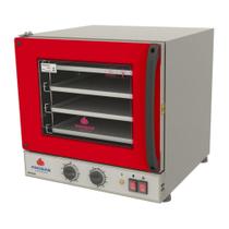Forno Industrial Turbo Eletrico Fast Oven Prp-004 Vermelho 127V - Progas