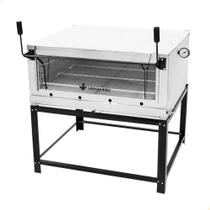 Forno Industrial Venâncio a Gás Roma Inox 110 cm com Pedra Refratária Gás GLP FIRI110 Forno Industrial Venâncio a Gás Roma Inox 110 cm com Pedra Refratária Gás GLP FIRI110