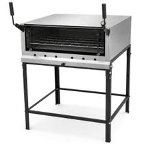 Forno Lastro 90X90cm Gas Guilhotina Prp900 G2 Inox Progas Forno Lastro 90X90cm Gas Guilhotina Prp900 G2 Inox Progas