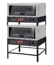 Forno Lastro Duplo Elétrico Gastromaq FLE450DPB Basculante