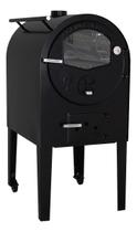 Forno Lux Preto Grande A Lenha
