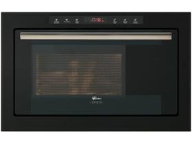 Forno Micro-ondas de Embutir 25L com Dourador Preto Fischer