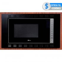 Forno Microondas de Embutir 25 Litros Fischer Fit Line Preto