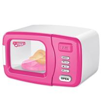 Forno Microondas Infantil Com Som E Luz Giratório Dm Toys Forno Microondas Infantil Com Som E Luz Giratório Dm Toys