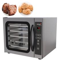 Forno Mini Convector Turbo 60 Litros Inox Com 5 Assadeiras Perfuradas WCV-535 Wictory