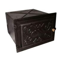 Forno para Fogão a Lenha Grande 50x46x31cm Ferro Fundido para Assados em Cozinha Rústica Fundição Forno para Fogão a Lenha Grande 50x46x31cm Ferro Fundido para Assados em Cozinha Rústica Fundição