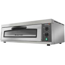 Forno para Pizza Profissional Elétrico 220v Monofásico Wictory em Aço Inoxidável
