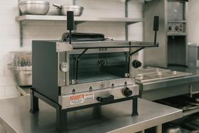 Forno Pizza Grill 45x45 Com Infravermelho, Refratário E Termômetro