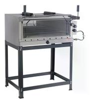 Forno Pizza Industrial Gás 80x60 2 Grill Infravermelho Inox