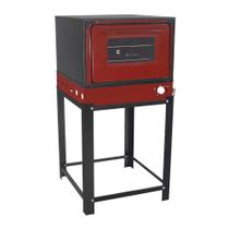 Forno Profissional Venâncio Linha Bravo Vermelho Intenso com Pé Multicores Venâncio
