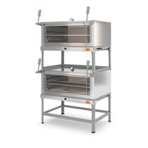 Forno Refratário a Gás Duplo 80 cm FLD800 Tostando
