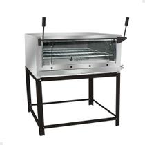 Forno Refratário À Gás Inox 80x62 Cm Roma Firi90 Venâncio - Venancio