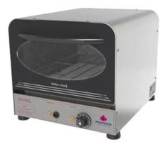 Forno Refratário Elétrico Little Chef PRPE200I Inox Progás 127V