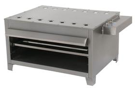 Forno Salamandra a Gás 80x50 cm Inox SL - 8 Metalmaq