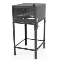 Forno Semi-industrial Com Pedra Refratária E Termômetro Fsp-6800 Com Cavalete - Progás