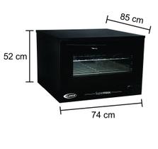 Forno supermaxx 130 litros preto sem pedestal - Clarice Eletrodomésticos