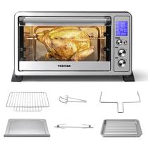 Forno torradeira Toshiba AC25CEW-SS 6 fatias de aço inoxidável 1500W