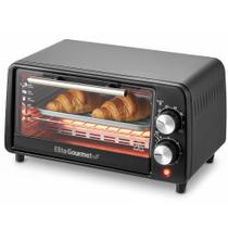 Forno Tostador Elite Gourmet ETO449X 9,5Qt 800W Preto Forno Tostador Elite Gourmet ETO449X 9,5Qt 800W Preto