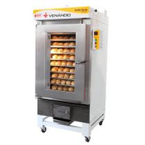 Forno Turbo a Lenha Industrial 10 Esteiras Inox Venâncio Ventilador 220v