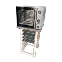 Forno Turbo Convec. Inox Fcsb4e 220v + Bancada Mes-004 + 4 Assadeiras - Venâncio 220v Forno Turbo Convec. Inox Fcsb4e 220v + Bancada Mes-004 + 4 Assadeiras - Venâncio 220v