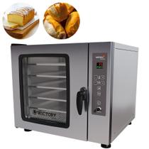 Forno Turbo Convector Para Pão 104 L Para 6 Assadeiras WHP-120 Wictory