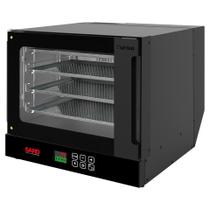 Forno Turbo Digital Elétrico com 4 Esteiras 220V Saro Preto