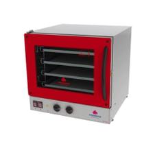 Forno Turbo Elétrico Progás Fast Oven Analógico Vermelho PRP-004 G2 127v Forno Turbo Elétrico Progás Fast Oven Analógico Vermelho PRP-004 G2 127v