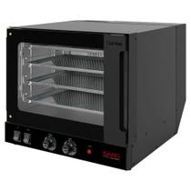 Forno Turbo Elétrico Saro 127V Preto Com 4 Esteiras