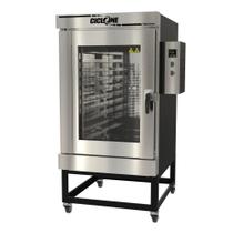 Forno Turbo Elétrico Venâncio Ciclone 10 esteiras Interior Inox Exterior Aço Carbono Monofásico 220V FTCE10