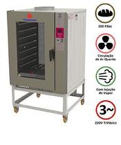 Forno turbo progas prp-8000 eletrico trifasico 220v