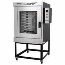 Forno Turbo Venâncio New Digitop a Gás Em Aço Carbono 527L 220V FTDG8 38272 Forno Turbo Venâncio New Digitop a Gás Em Aço Carbono 527L 220V FTDG8 38272
