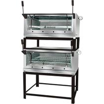 Forno Venâncio Industrial Duplo à Gás Roma Inox FIRIDI90-FIRIDS90