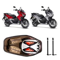 Forração ADV 160 Baú Forro Premium Scooter Marrom + 2 Antena